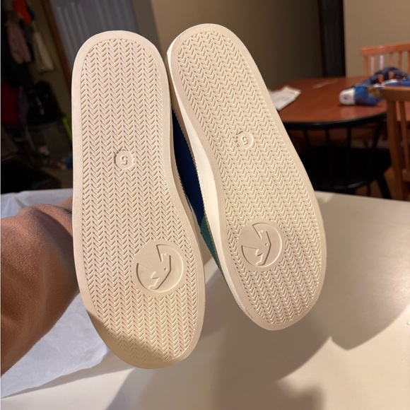 BILLY Vibrant Blue and Green Kids Sneakers - Picture 3 of 6